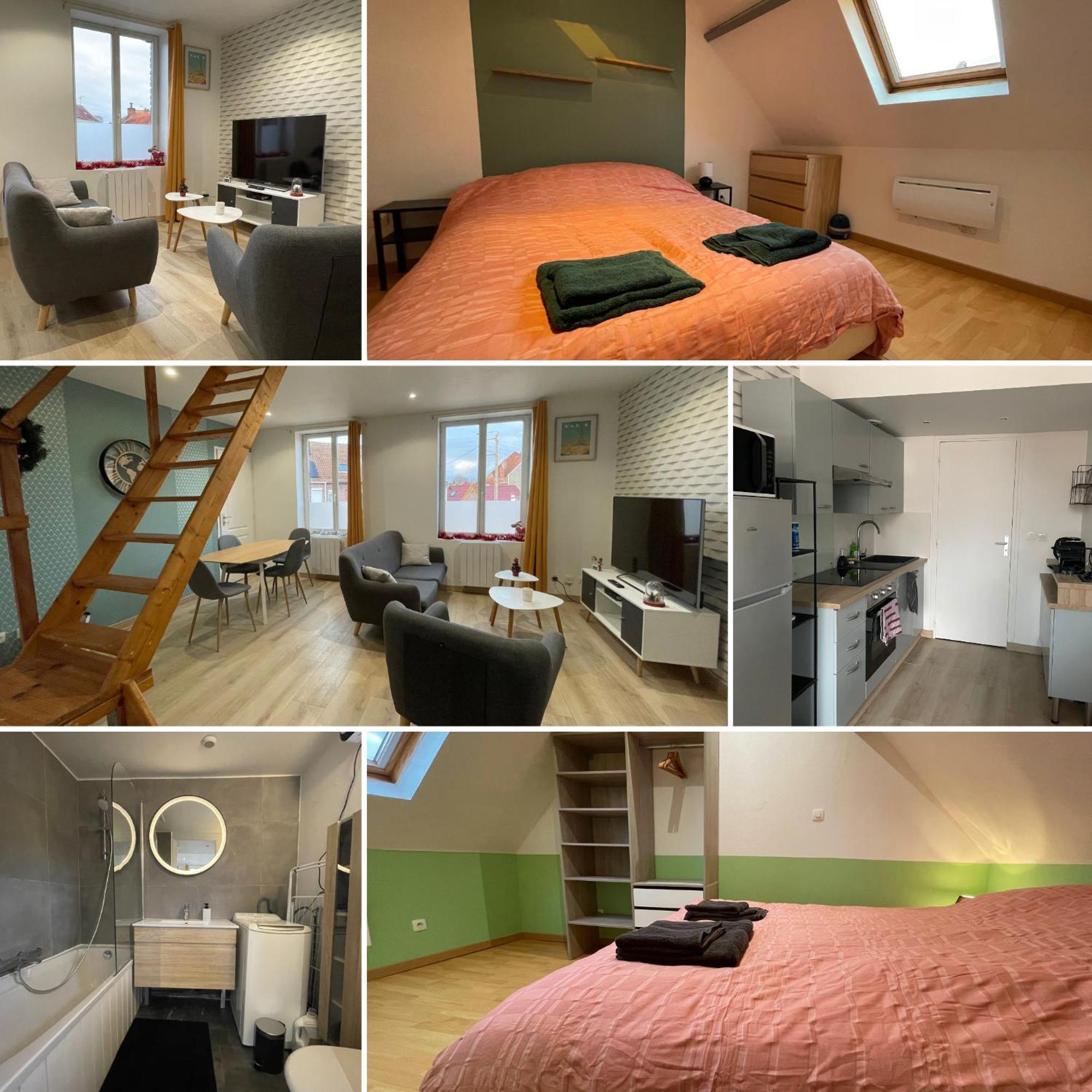 Gite Le Duplex - 5Min De La Gare Vers Lille-Lens-Arras Phalempin エクステリア 写真
