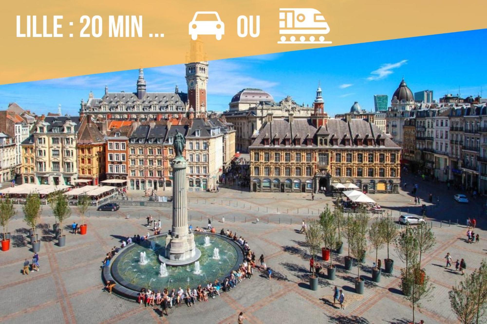 Gite Le Duplex - 5Min De La Gare Vers Lille-Lens-Arras Phalempin エクステリア 写真